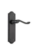 Henley-9614-Matt-Black-Long-Backplate-Lever-Passage