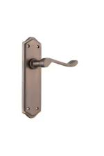 Henley-9707-Antique-Brass-Long-Backplate-Lever-Passage