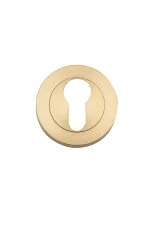 Iver-17119-Brushed-Gold-PVD-Euro-Round-Escutcheons