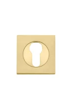 Iver-17130-Brushed-Gold-PVD-Euro-Square-Escutcheons