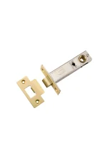 Iver-17177-Brushed-Gold-PVD-Hard-Sprung-Split-Cam-Tube-Latch-70mm-Backset
