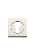 Iver-20028-Polished-nickel-Euro-Square-Escutcheons