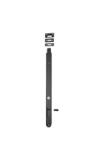 Iver-20333-Matt-Black-Locking-Flush-Bolt-400mm