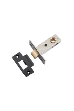 Iver-21489-Matt-Black-Hard-Sprung-Split-Cam-Tube-Latch-45mm-Backset