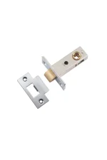 Iver-21495-Brushed-Chrome-Hard-Sprung-Split-Cam-Tube-Latch-45mm-Backset