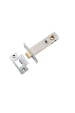 Iver-21497-Brushed-Chrome-Hard-Sprung-Split-Cam-Tube-Latch-70mm-Backset
