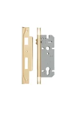 Iver-6032-Polished-Brass-Rebated-85mm-Euro-Roller-Mortice-Locks-45mm-Backset.