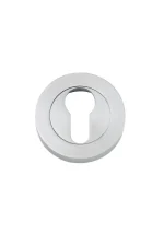 Iver-9305-Brushed-Chrome-Euro-Round-Escutcheons.