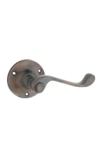 Milton-0789-Antique-Brass-Round-Rose-Lever
