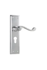 Milton-0794E-Satin-Chrome-Long-Backplate-Lever-Euro