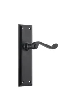 Milton-9610-Matt-Black-Long-Backplate-Lever-Passage