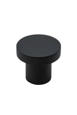 Osaka-0498-Matt-Black-Cupboard-Knob-32mm