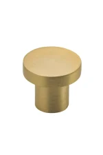 Osaka-0512-Brushed-Brass-Cupboard-Knob-32mm