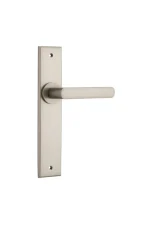 Osaka-14868-Satin-Nickel-Chamfered-Backplate-Lever