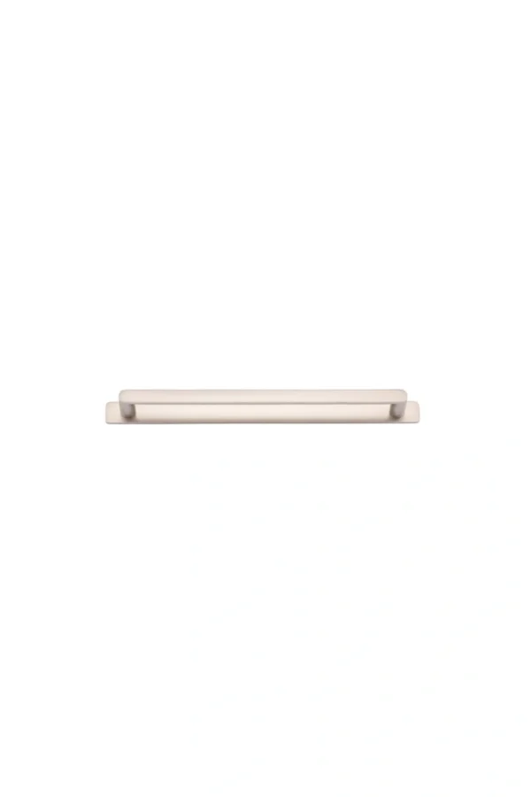 Osaka-20979B-Satin-Nickel-Cabinet-Pull-with-backplate-256mm