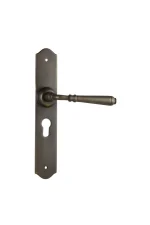 Reims-0774E-Antique-Brass-Long-Backplate-Lever-Euro