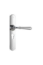 Reims-0777E-Chrome-Plated-Long-Backplate-Lever-Euro