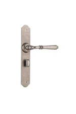Reims-6357P-Rumbled-Nickel-Long-Backplate-Lever-Privacy