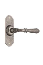 Reims-6359-Rumbled-Nickel-Short-Backplate-Lever