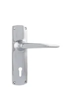 Retro-0821-Chrome-Plated-Long-Backplate-Lever-Skeleton