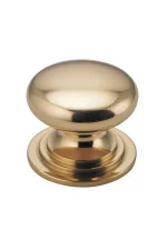 Sarlat-0559-Polished-Brass-Cupboard-Knob-38mm