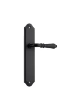 Sarlat-12712-Matt-Black-Shouldered-Backplate-Lever