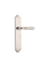 Sarlat-14712-Satin-Nickel-Shouldered-Backplate-Lever