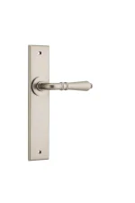 Sarlat-14780-Satin-Nickel-Chamfered-Backplate-Lever