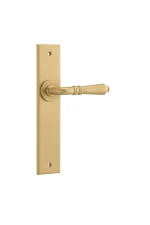 Sarlat-15780-Brushed-Brass-Chamfered-Backplate-Lever