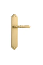 Sarlat-16212-Brushed-Gold-PVD-Shouldered-Backplate-Lever