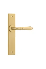 Sarlat-16214-Brushed-Gold-PVD-Chamfered-Backplate-Lever