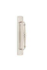 Sarlat-9349-Satin-Nickel-Pull-handle-on-backplate.