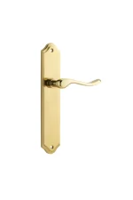 Stirling-10422-Polished-Brass-Shouldered-Backplate-Lever