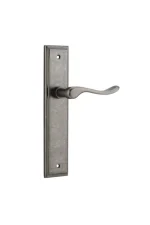 Stirling-13926-Distressed-Nickel-Stepped-Backplate-Lever