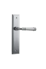 Verona-12242-Brushed-Chrome-Stepped-Backplate-Lever