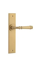Verona-13286-Brushed-Brass-Chamfered-Backplate-Lever