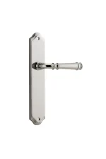 Verona-14218-Polished-Nickel-Shouldered-Backplate-Lever
