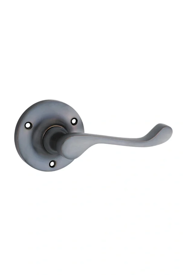 Victorian-0900-Antique-Copper-Round-Rose-Lever