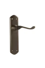Windsor-0858-Antique-Brass-Long-Backplate-Lever-Passage