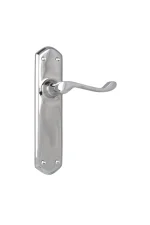 Windsor-0890-Chrome-Plated-Long-Backplate-Lever-Passage