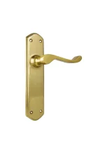 Windsor-1042-Polished-Brass-Long-Backplate-Lever-Passage