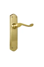 Windsor-21351-Unlaquered-Polished-Brass-Long-Backplate-Lever-Passage