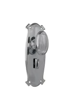 Bungalow-0886P-Chrome-Plated-Long-Backplate-Knob-Privacy