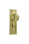 Edwardian-1056P-Polished-Brass-Long-Backplate-Knob-Privacy