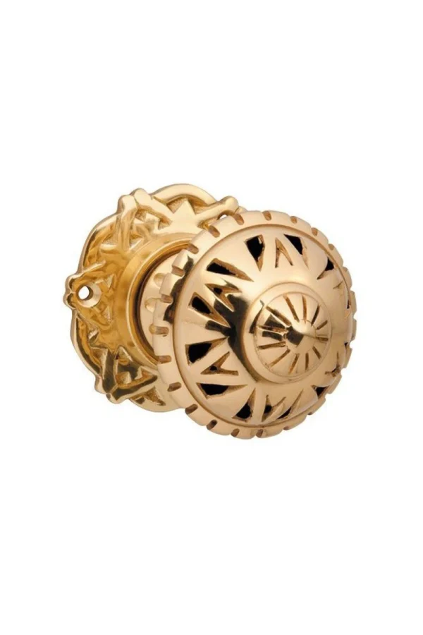 Filigree-0933-Polished-Brass-Round-Rose-Knob
