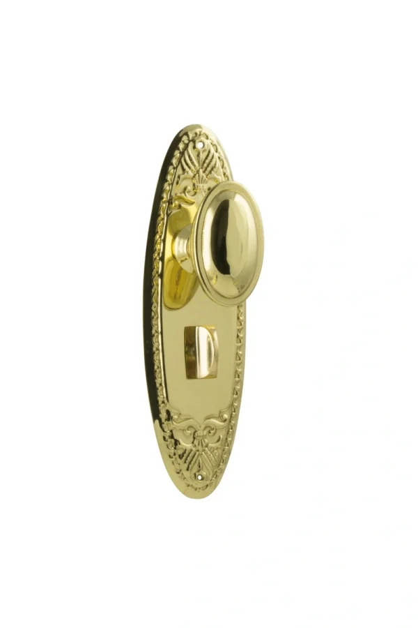 Fitzroy-0986P-Polished-Brass-Long-Backplate-Knob-Privacy