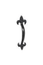 Fleur-de-Lis-1865-Matt-Black-Pull-Handle