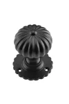 Fluted-1012-Matt-Black-Mortice-Round-Rose-Knob