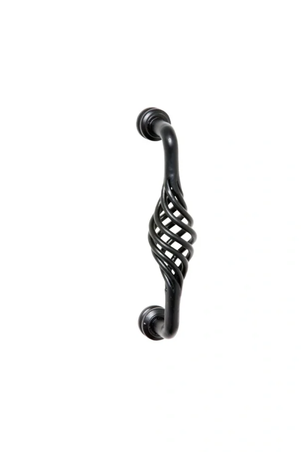 Iron-Wire-Twist-1863-Matt-Black-Pull-Handle-125mm