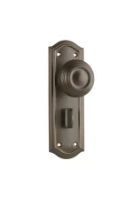 Kensington-0856P-Antique-Brass-Long-Backplate-Knob-Privacy